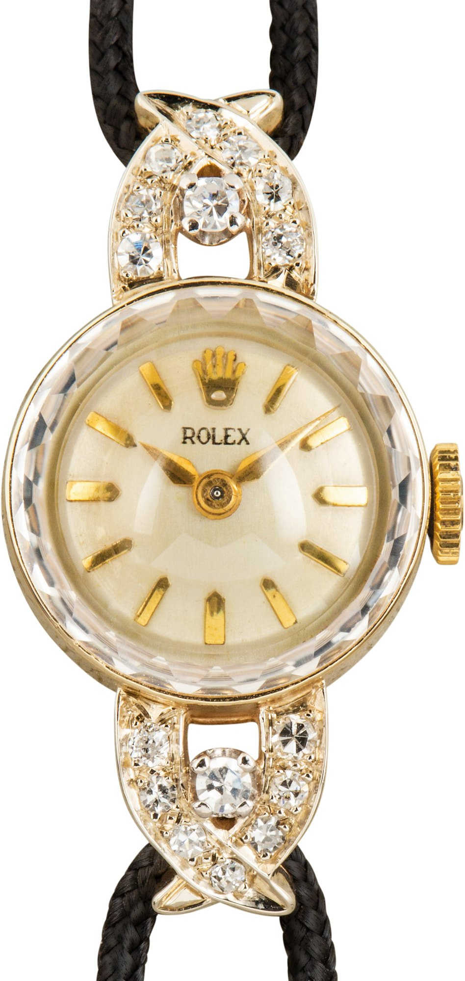 Ladies Rolex Diamond Cocktail Yellow Gold