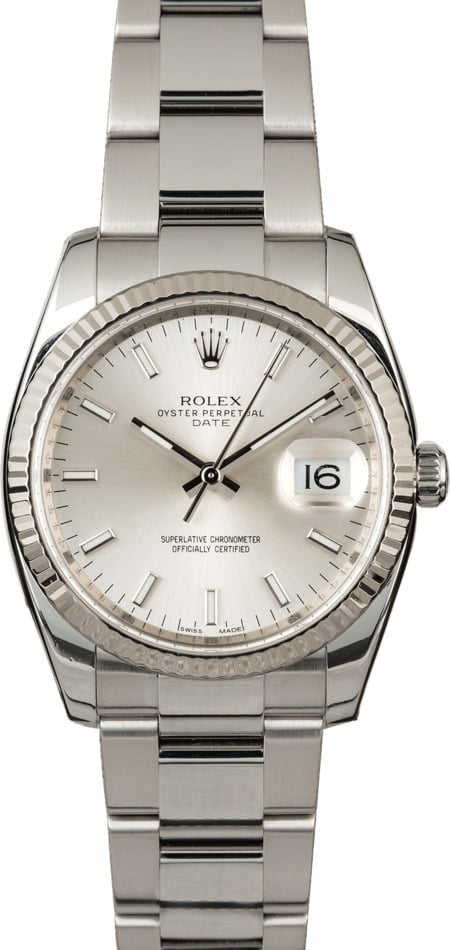 Rolex Date 115234 Steel Oyster