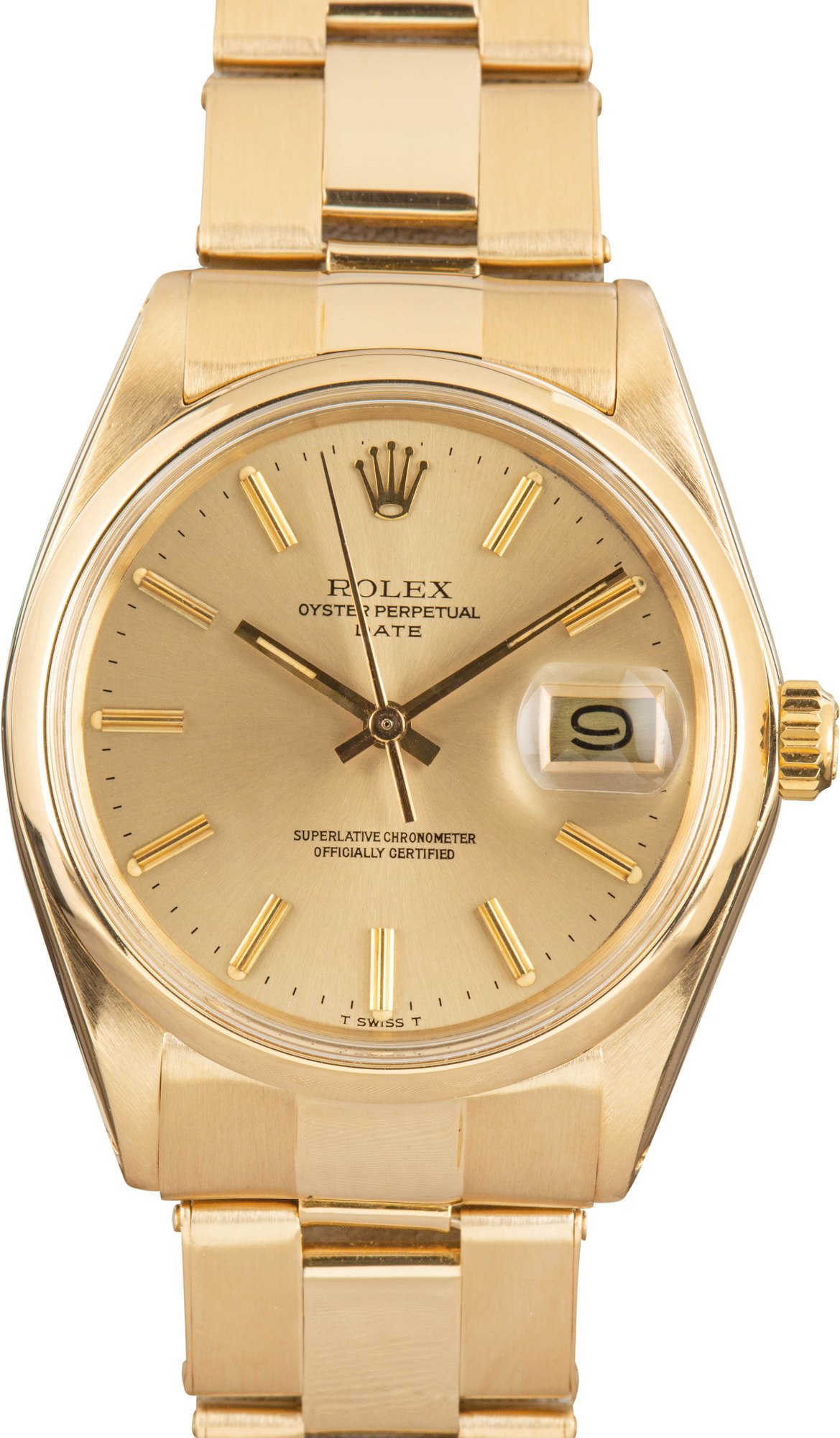 Rolex Date 1500 Champagne Dial