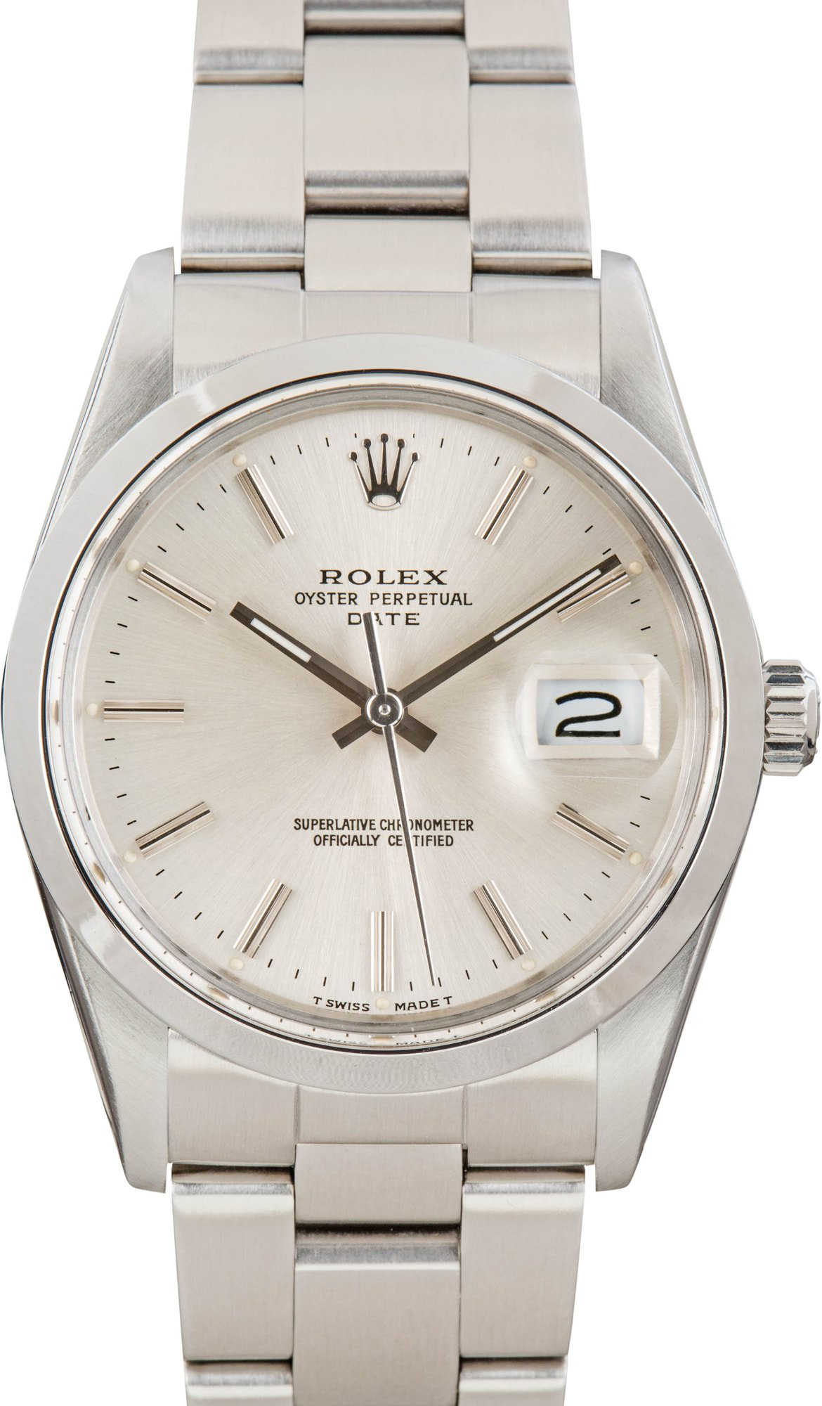 Rolex Date 15000 Stainless Steel Oyster
