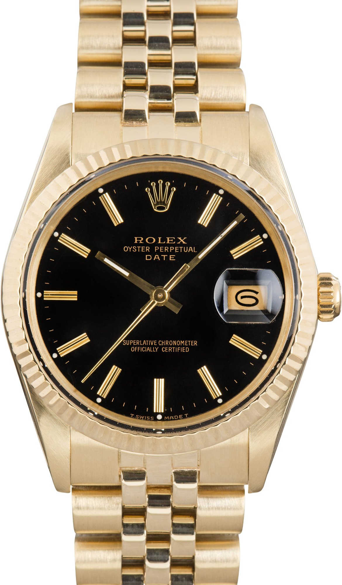 Rolex Date 15037 Black Dial