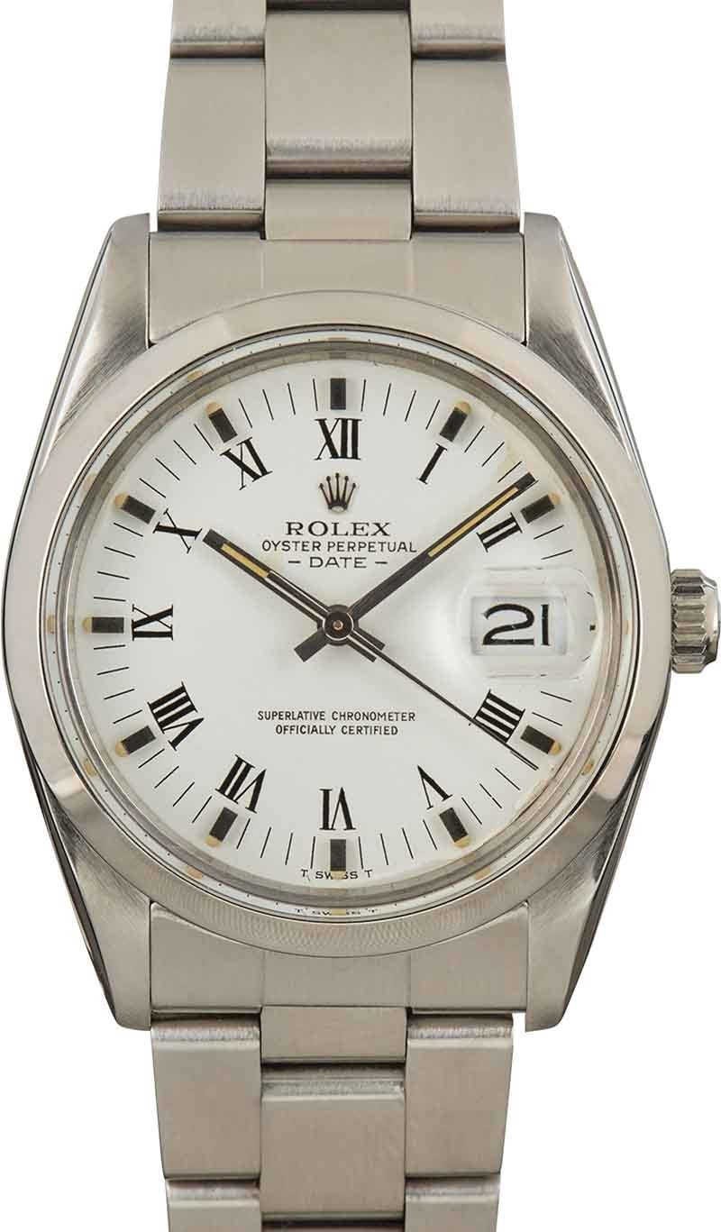 Buy Used Rolex Date 15000 | Bob's Watches - Sku: 161451