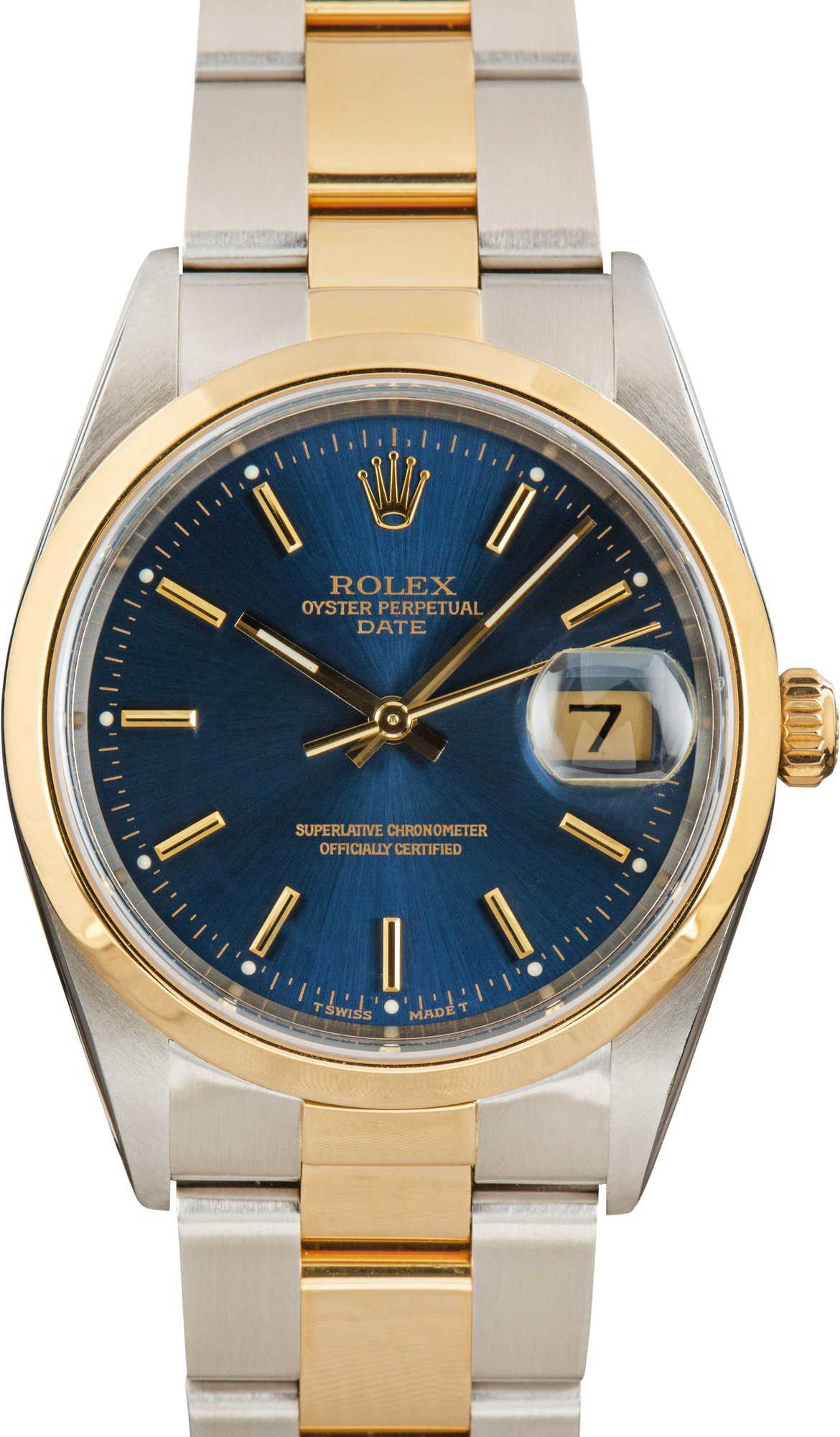 Rolex Date 15203 Blue Dial