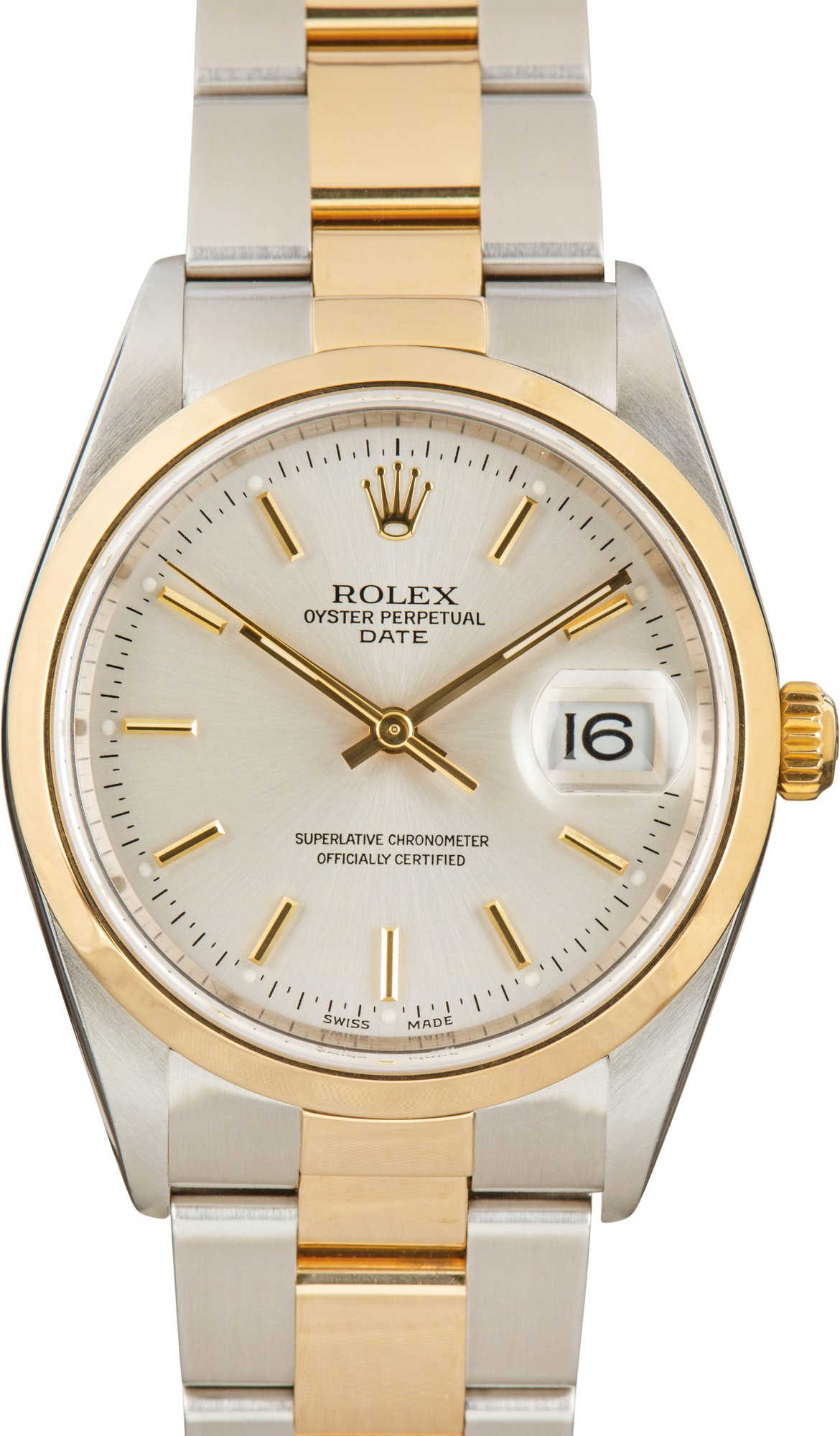 Rolex Date 15203 Silver Dial
