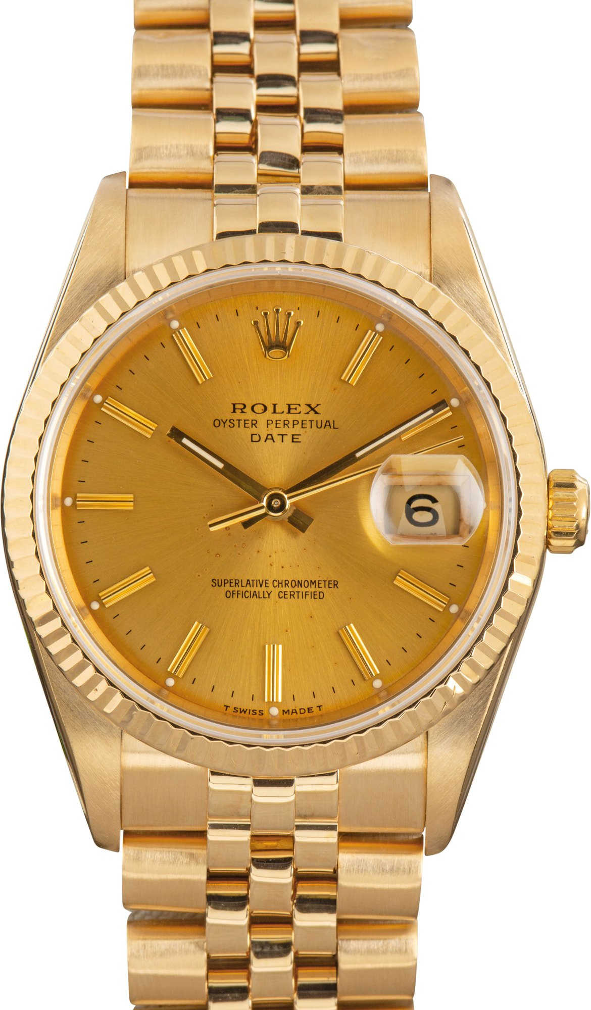 Rolex Date 15238 Champagne Dial