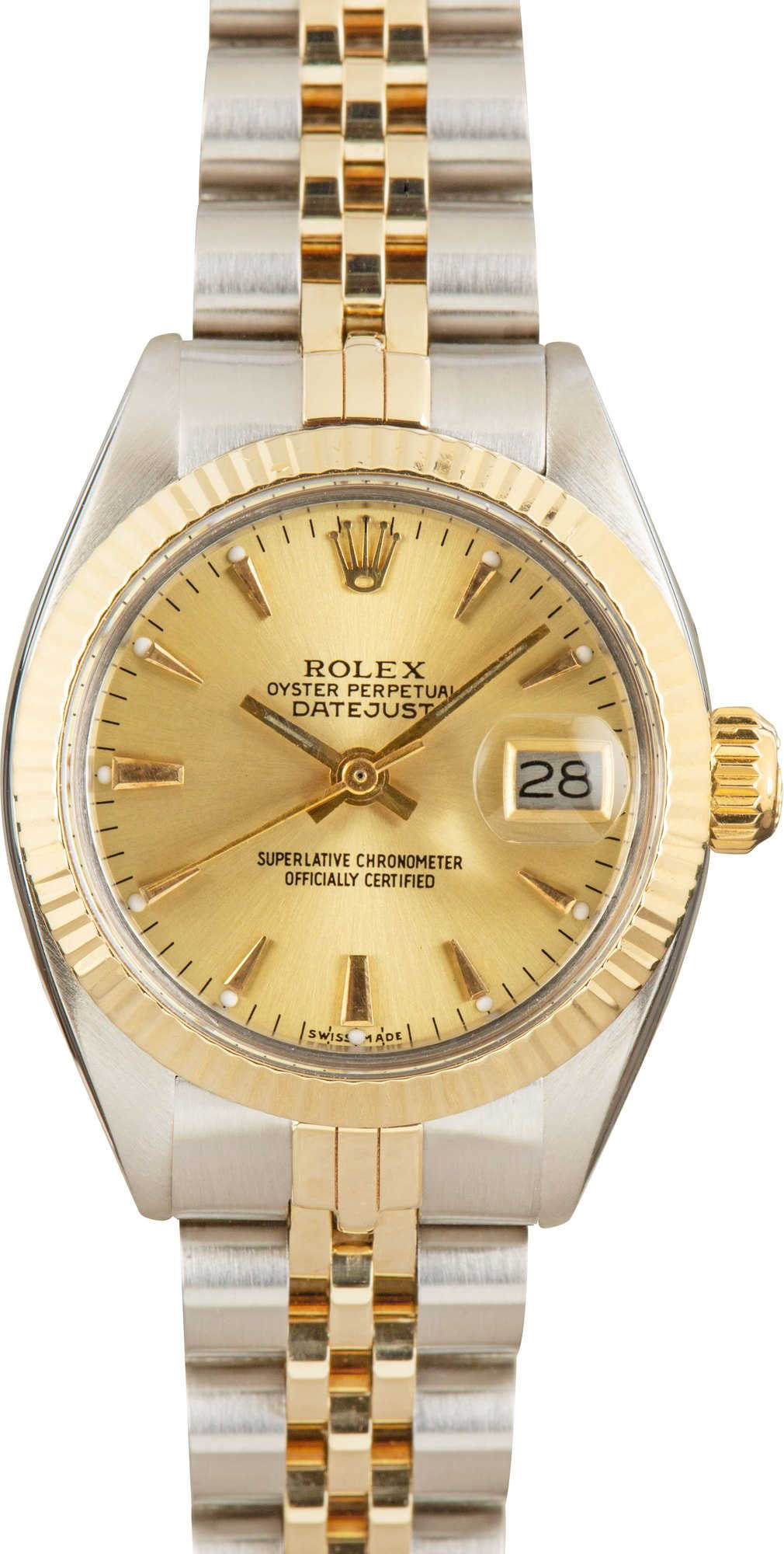 Ladies Rolex Date 6916 Champagne Dial