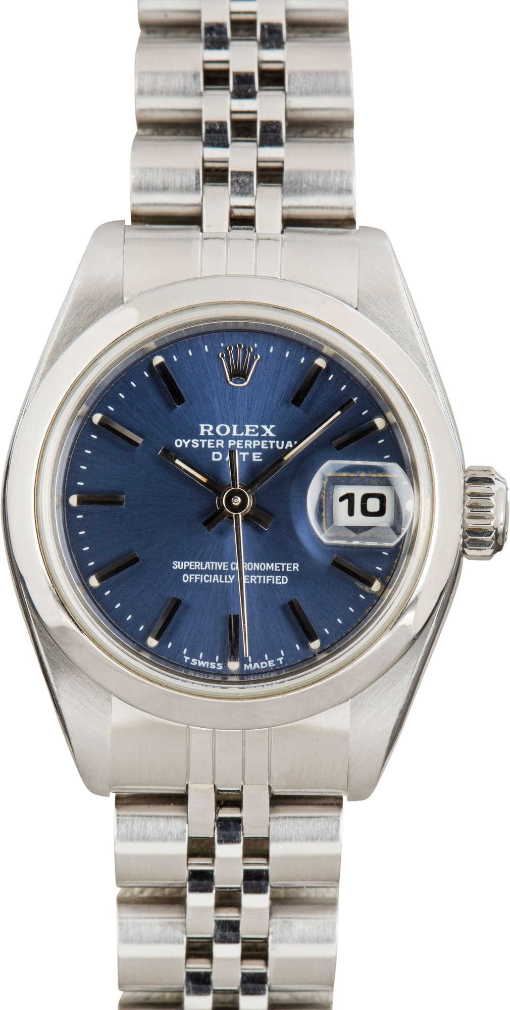 Ladies Rolex Date 69160 Blue Dial