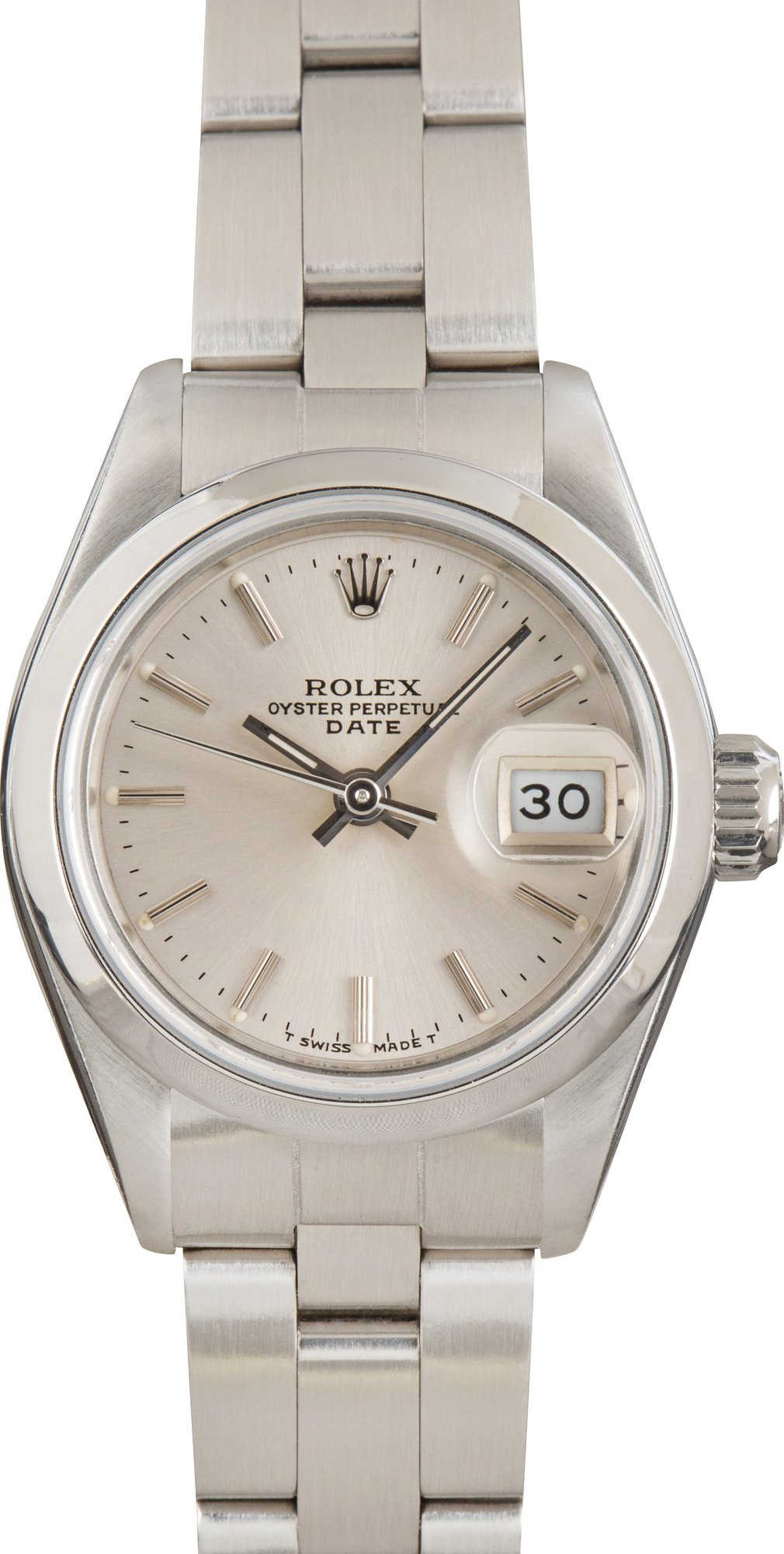 Lady Rolex Date Ref 69160 Silver Dial