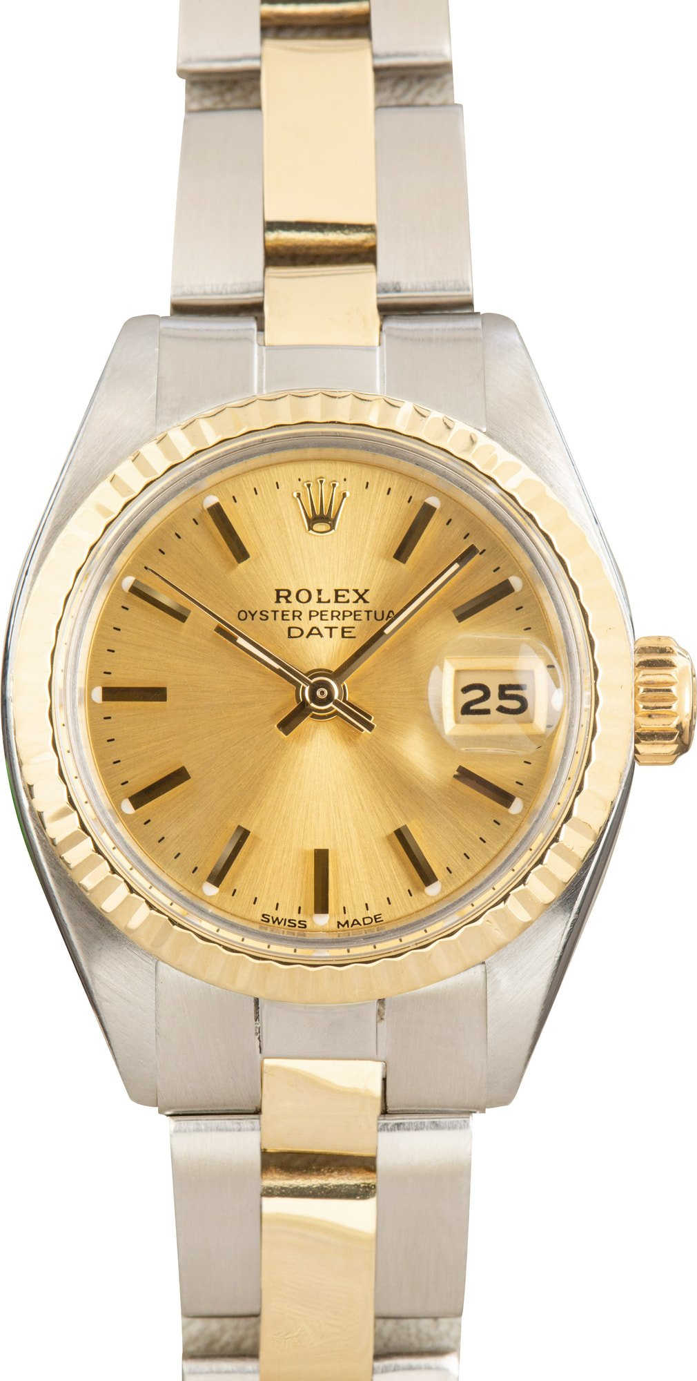 Used Lady Rolex Datejust Ref 6917 Champagne Dial