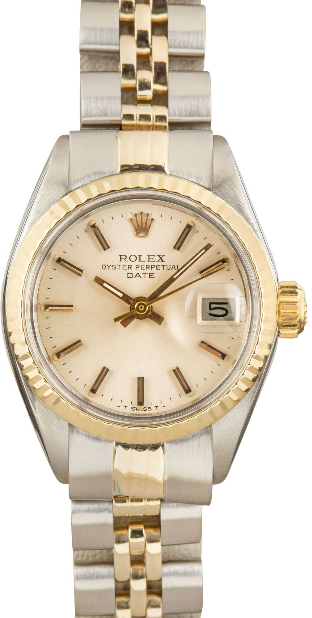 Rolex Ladies Date 6917 Silver Index
