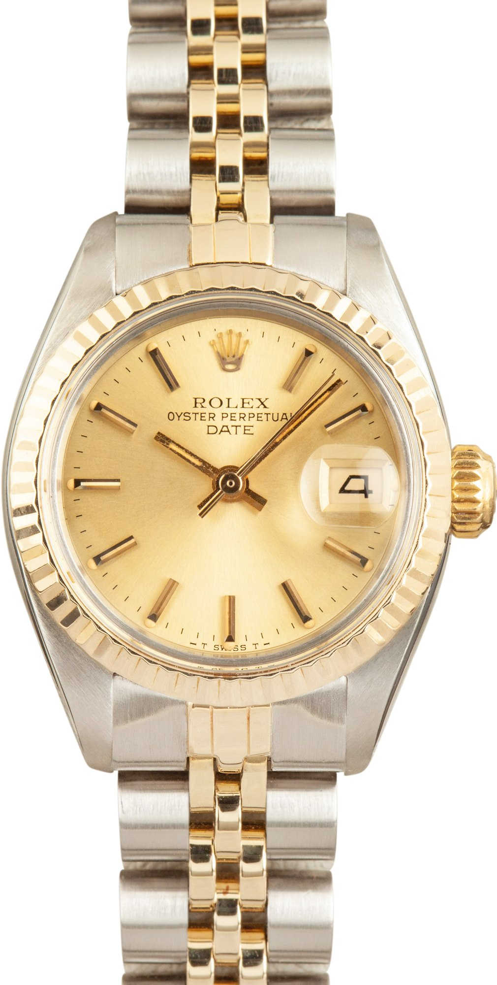 Ladies Rolex Date ref 6917 Champagne Dial