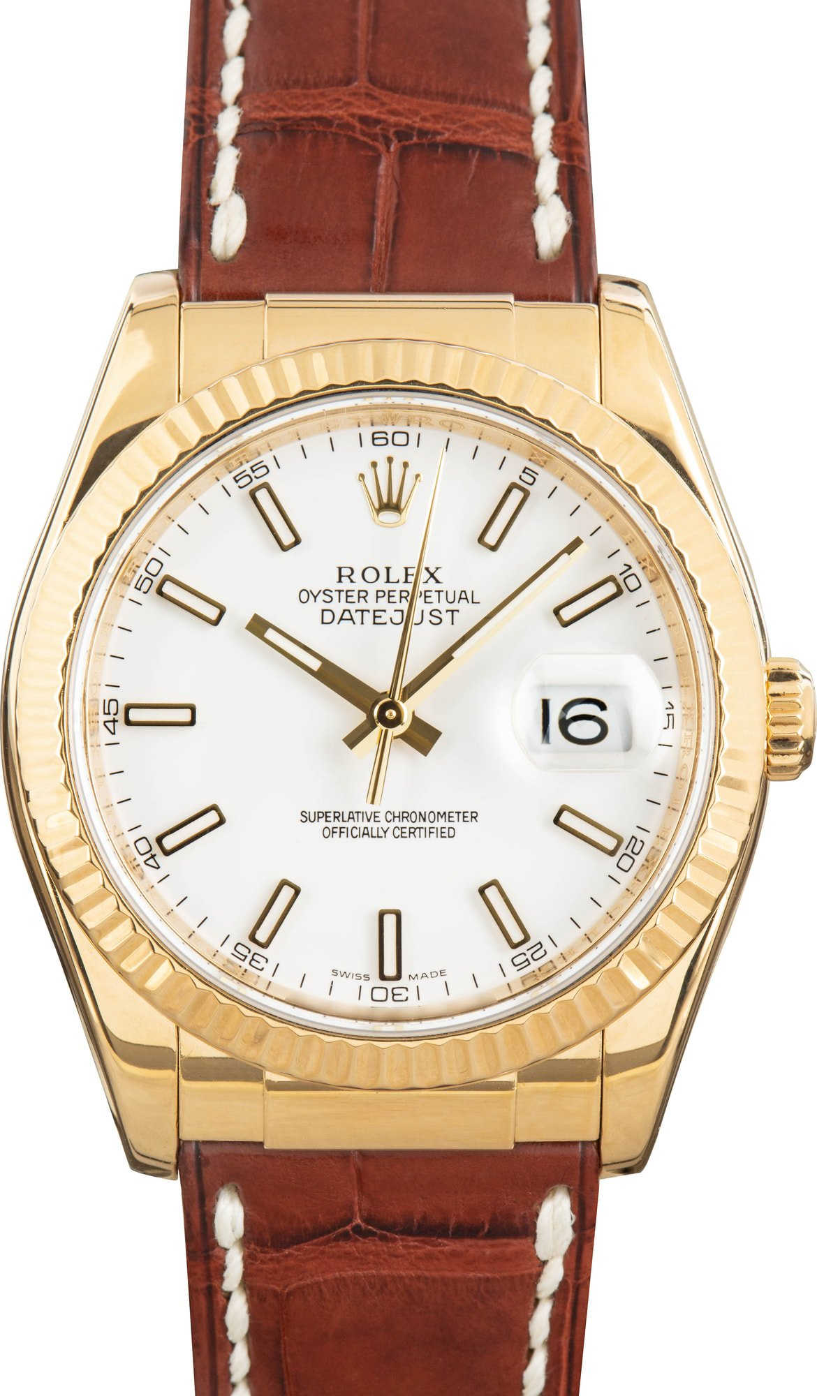 Rolex Datejust 116138 White Dial
