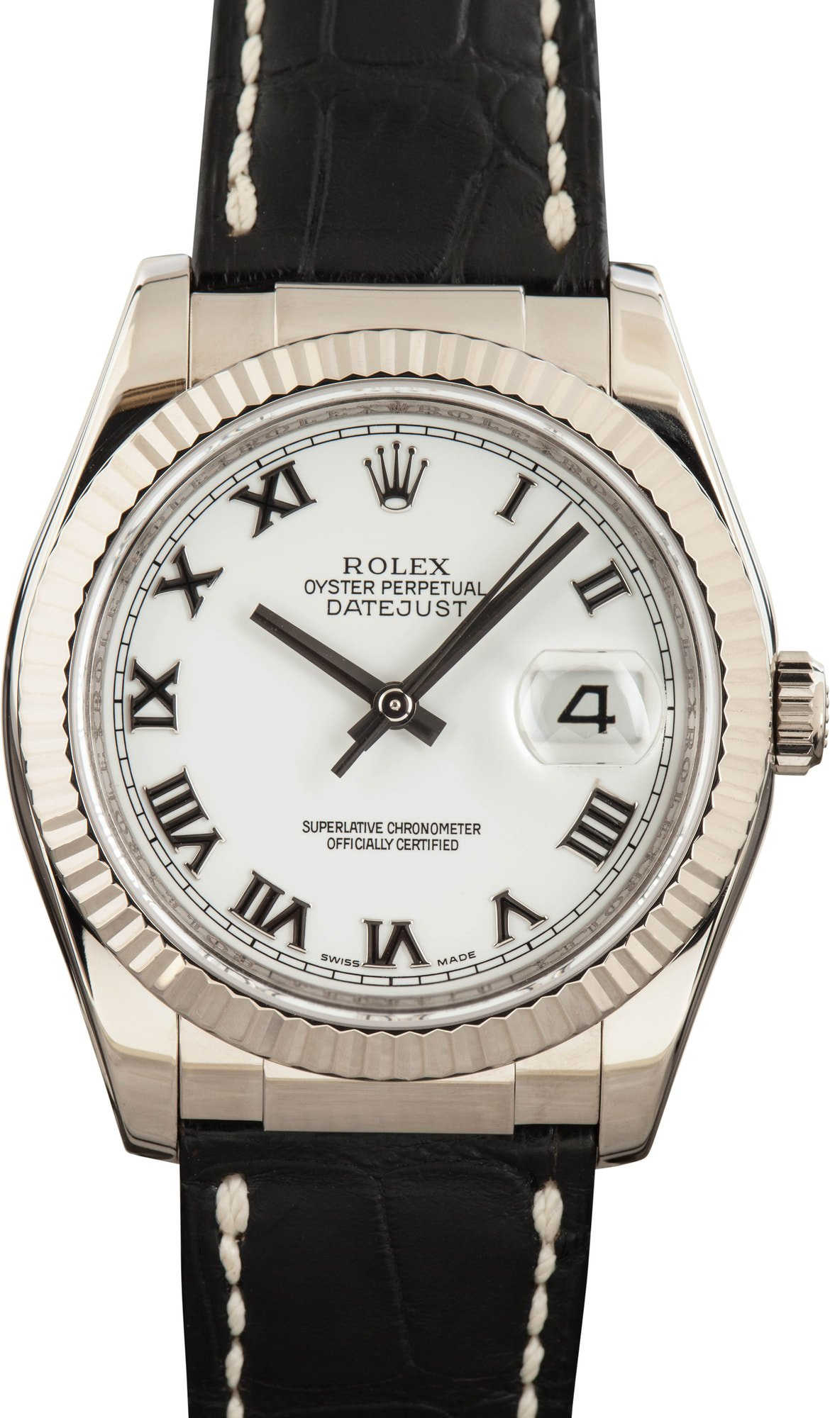 Rolex Datejust ref 116139 White Dial