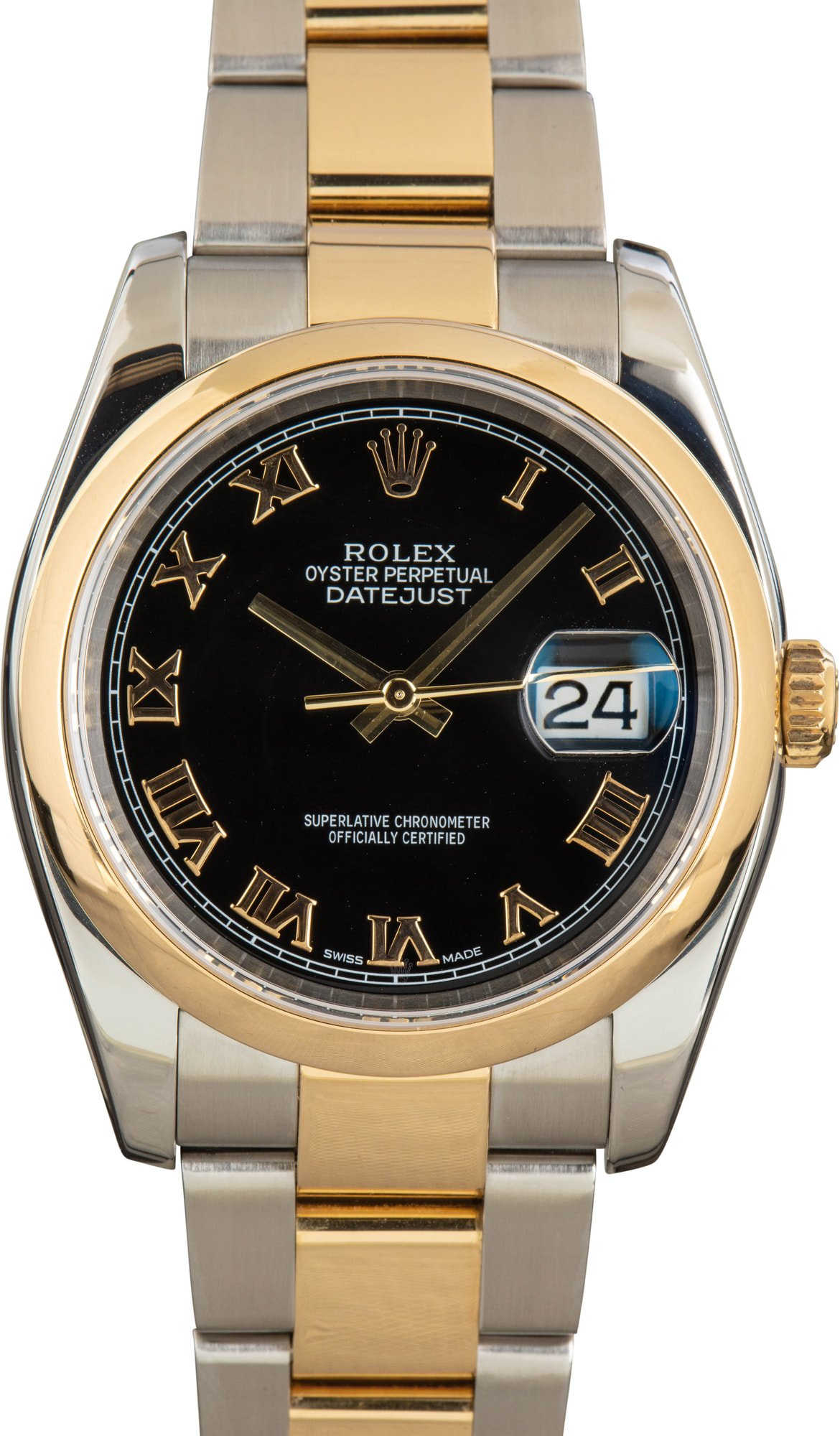 Rolex Datejust 116203 Black Roman Dial