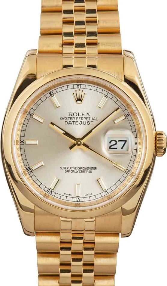 Buy Used Rolex Datejust 116208 | Bob's Watches - Sku: 157037