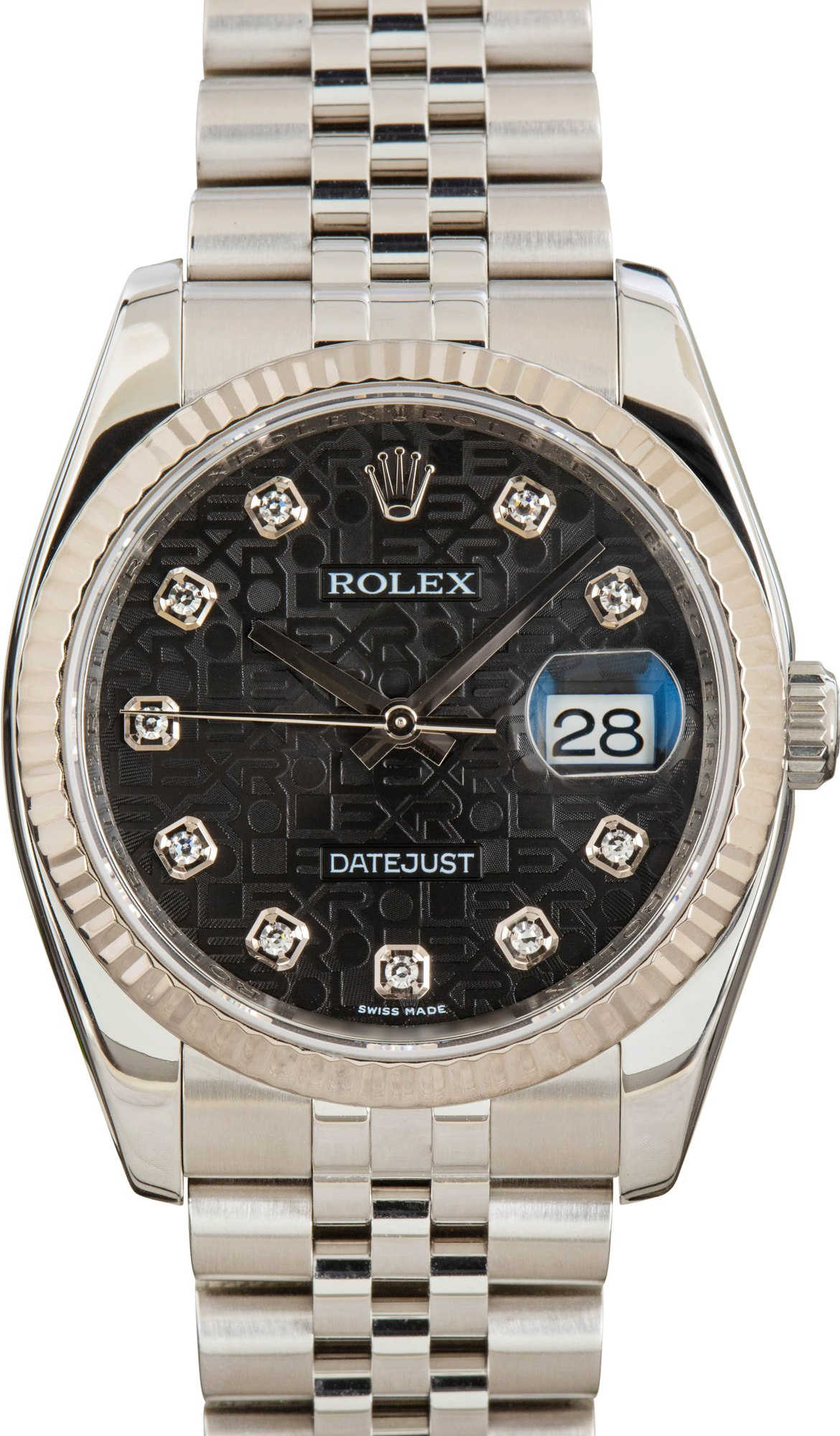 Rolex Datejust Ref 116234 Diamond Jubilee Dial