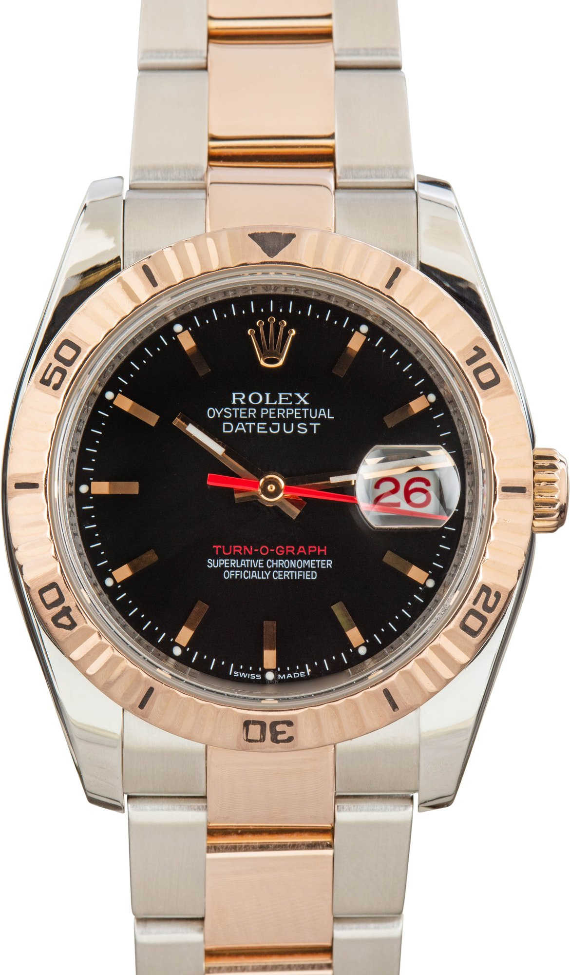 Rolex Datejust 116261 Thunderbird Black Dial