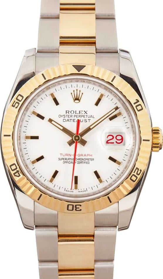Rolex Datejust 116263 Thunderbird White Dial