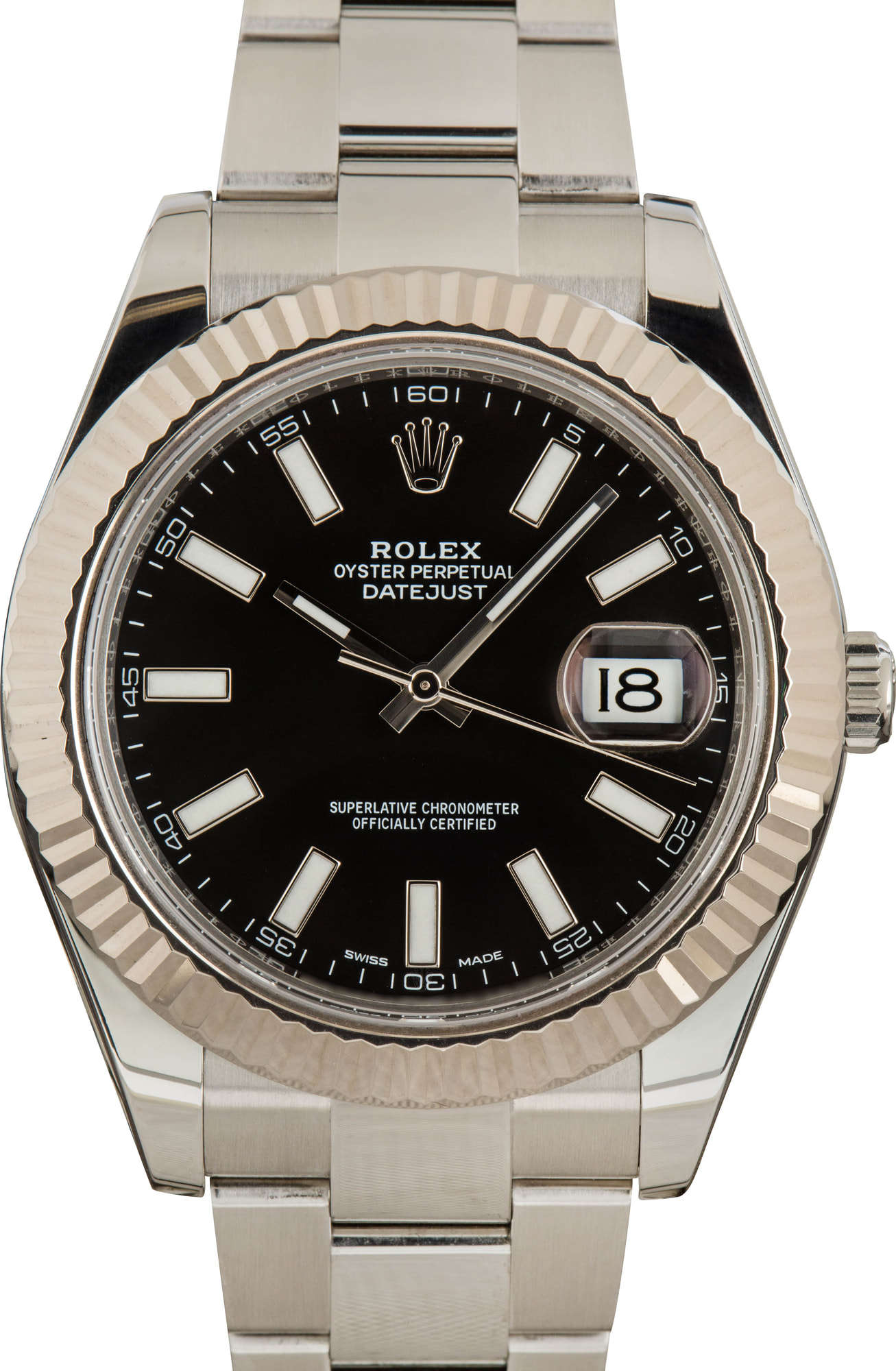 Buy Used Rolex Datejust II 116334 Bob s Watches Sku 164747