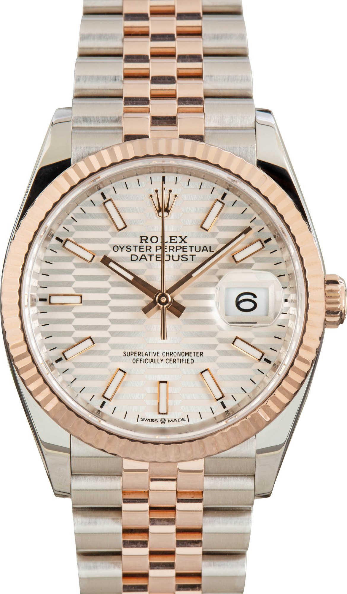 Rolex Datejust 36 Ref 126231 Fluted Motif Dial