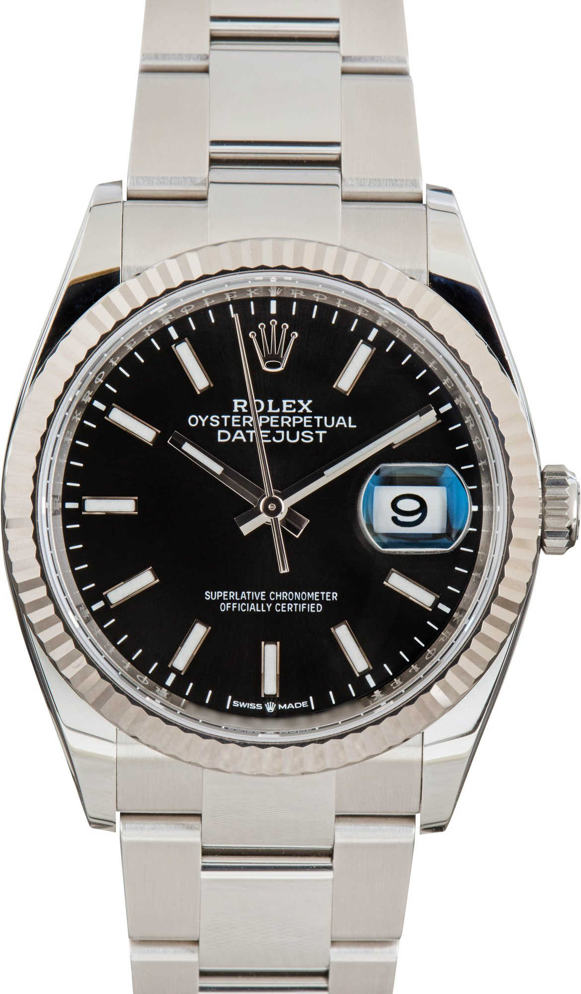 Rolex Datejust 126234 Black Chromalight Dial