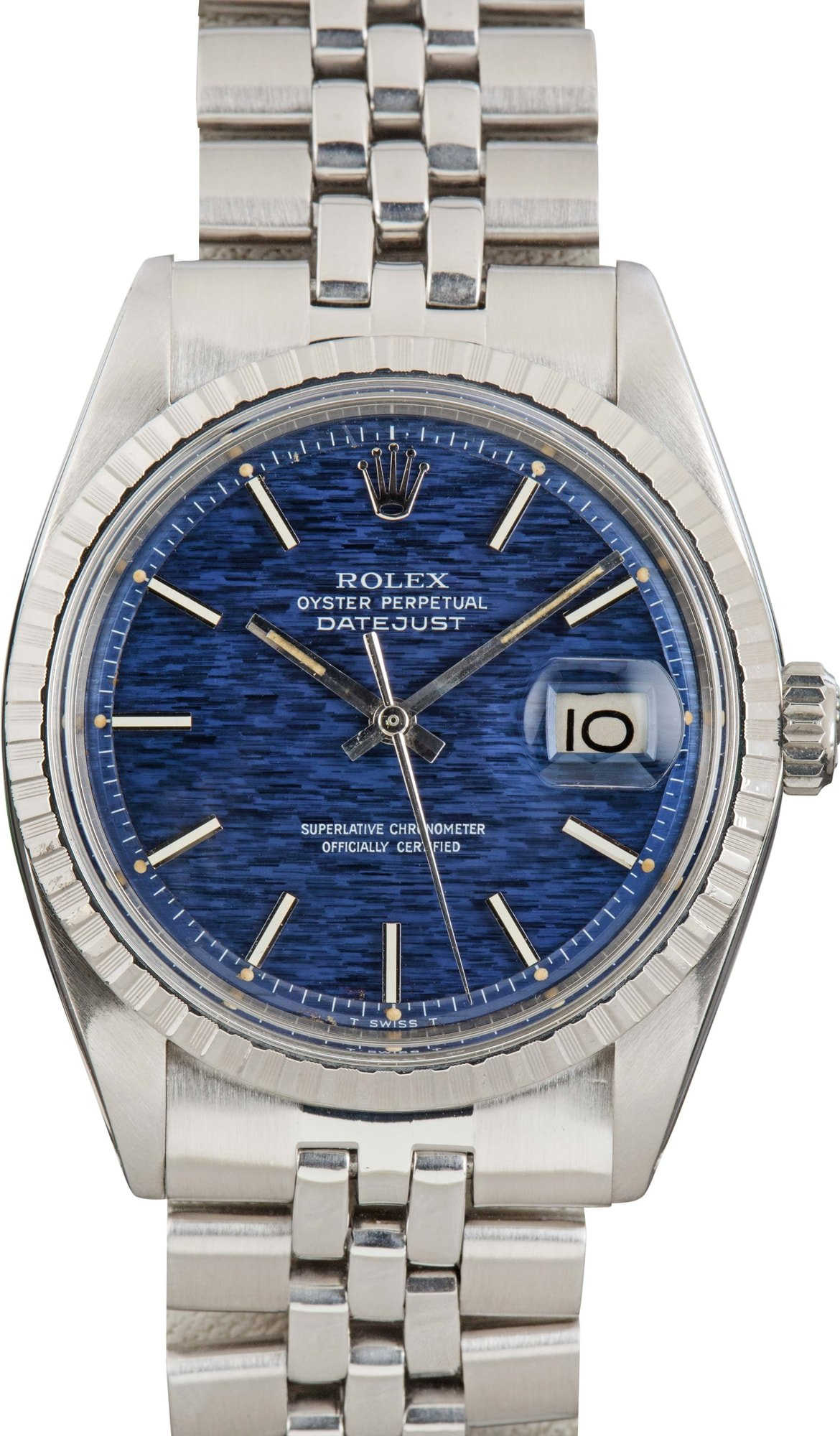 Rolex Datejust 1603 Blue Mosaic Dial
