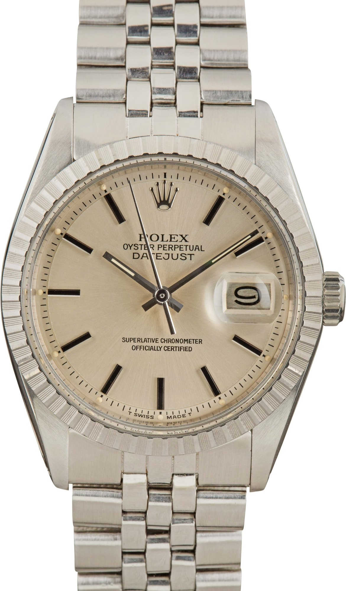 Rolex Datejust 1603 Silver Index