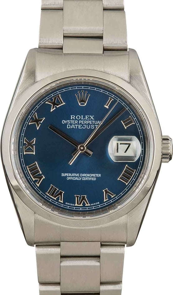 Buy Used Rolex Datejust 16200 Bob s Watches Sku 161510