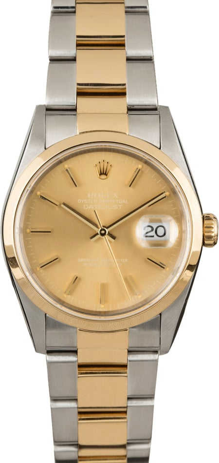 Men's Rolex Datejust 16203 Champagne Dial