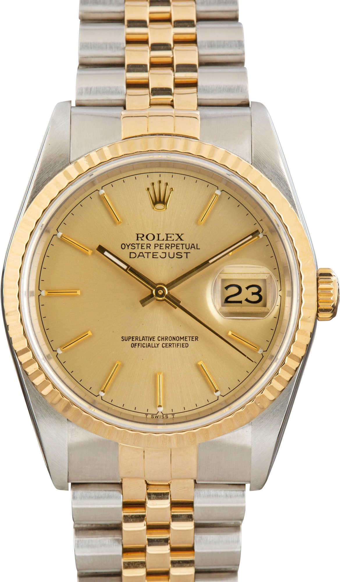 Rolex Datejust ref 16233 Two Tone Jubilee