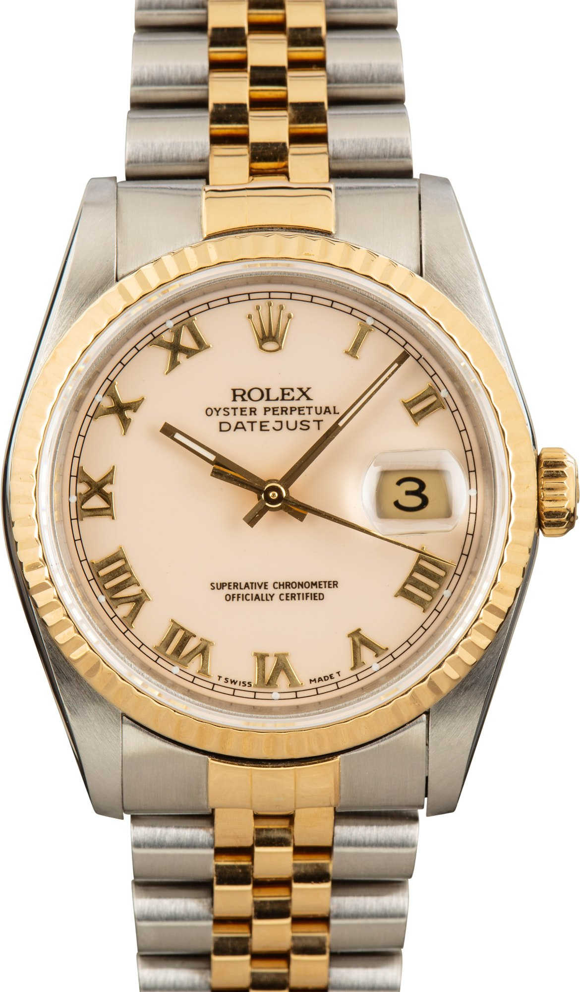 Used Rolex Datejust 16233 Roman Dial