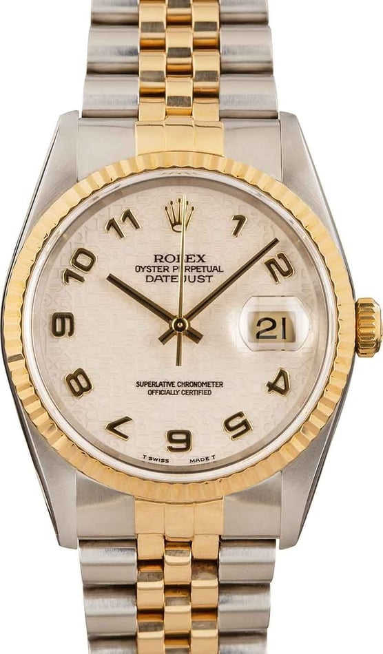 Men's Rolex Datejust 16233 Arabic Dial