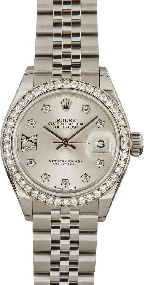 Buy Used Rolex Datejust 279384 Bob s Watches Sku 160107