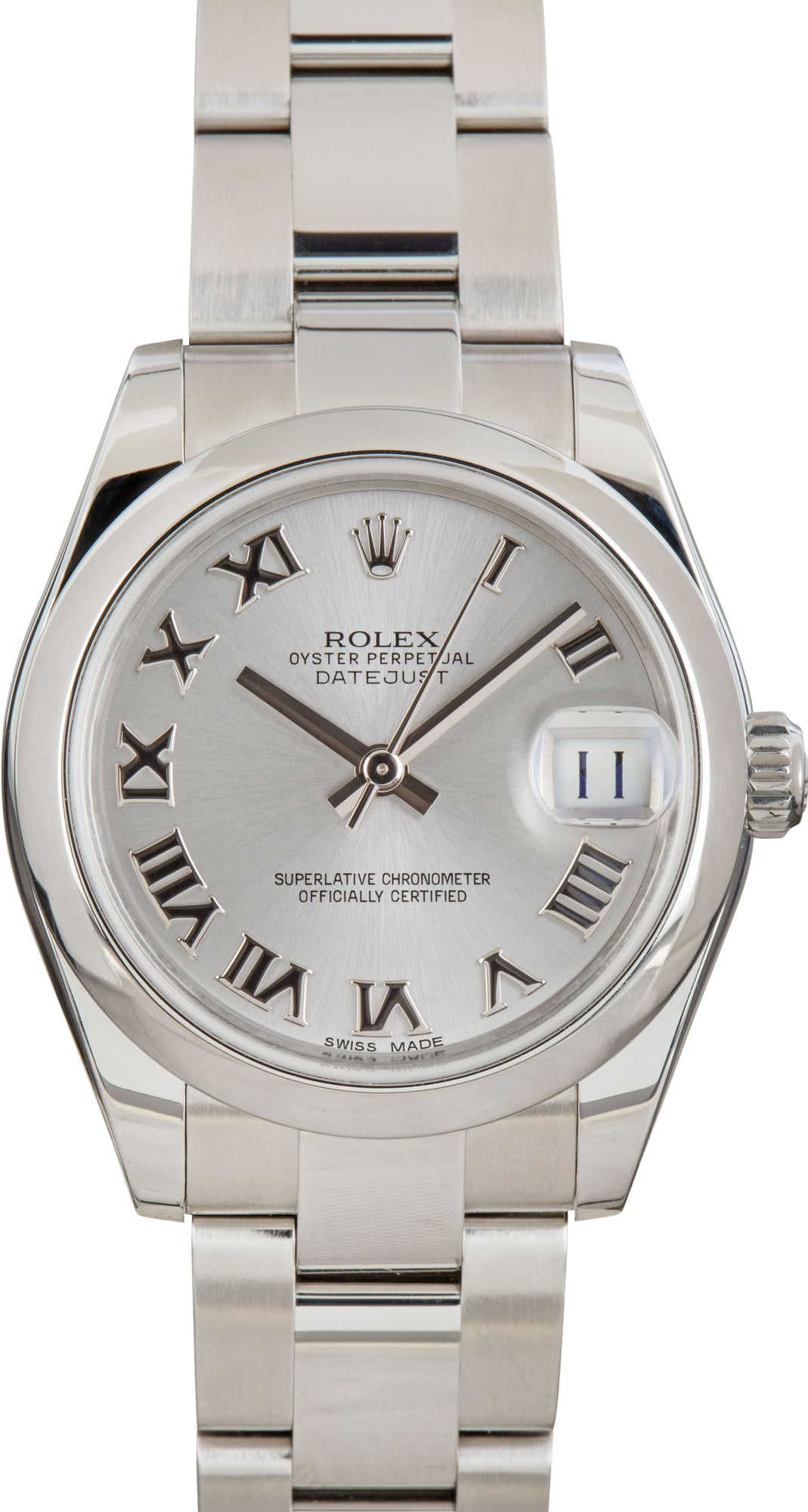 Rolex Datejust 31 Ref 178240 Rhodium Roman Dial