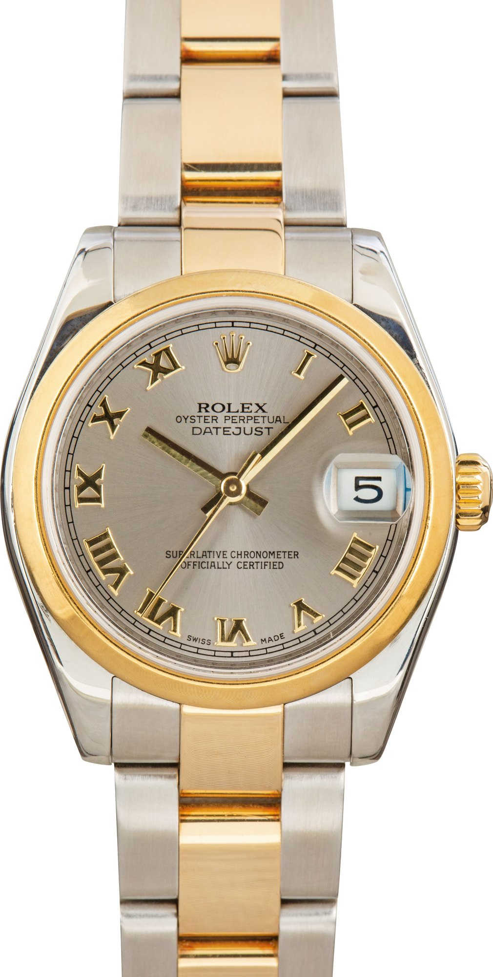 Used Rolex Datejust 178243 Slate Roman Dial