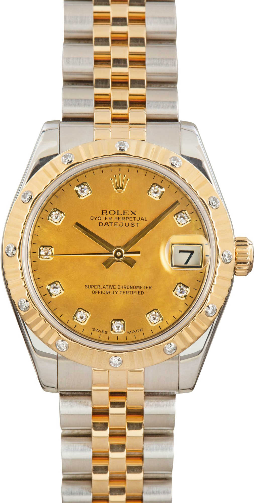 Ladies Datejust 31 Ref 178313 Champagne Mother Of Pearl Dial