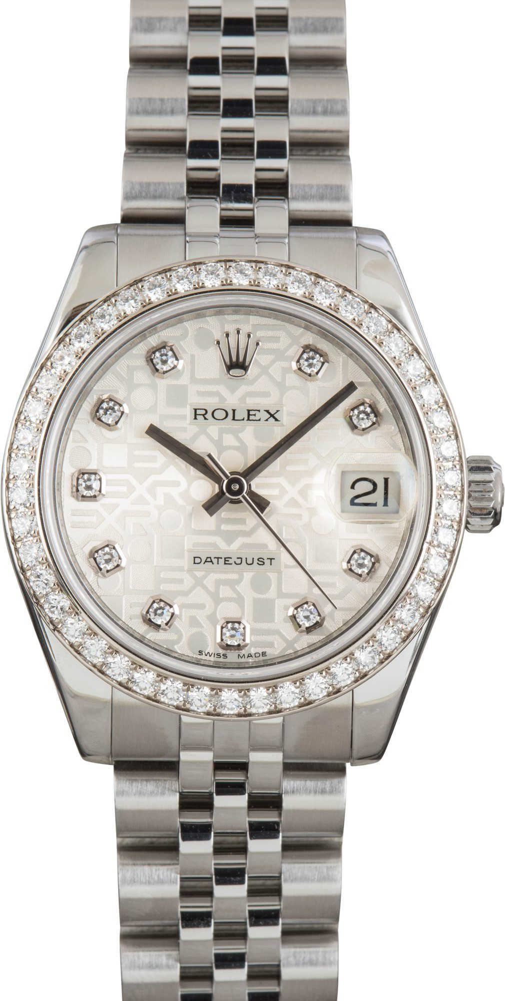 Rolex Datejust 31 ref 178384 Jubilee Diamond Dial