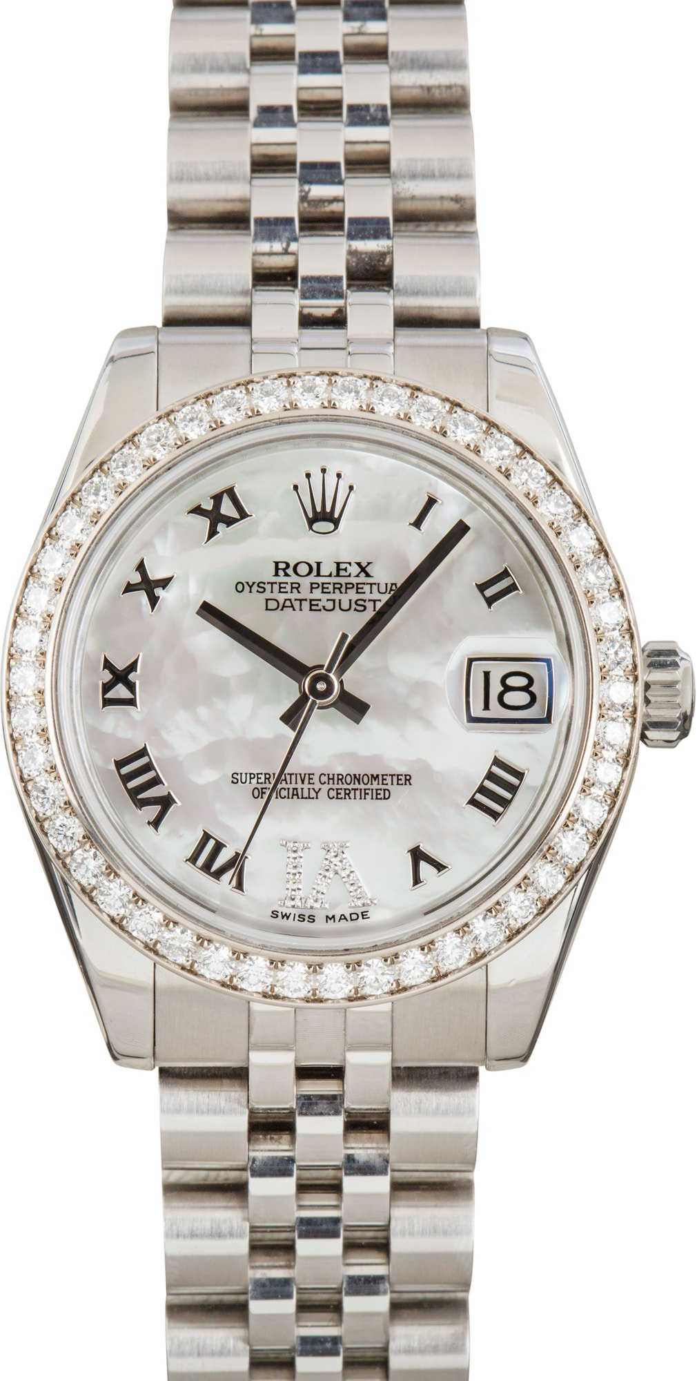 Rolex Datejust 31 ref 178384 Mother of Pearl Dial