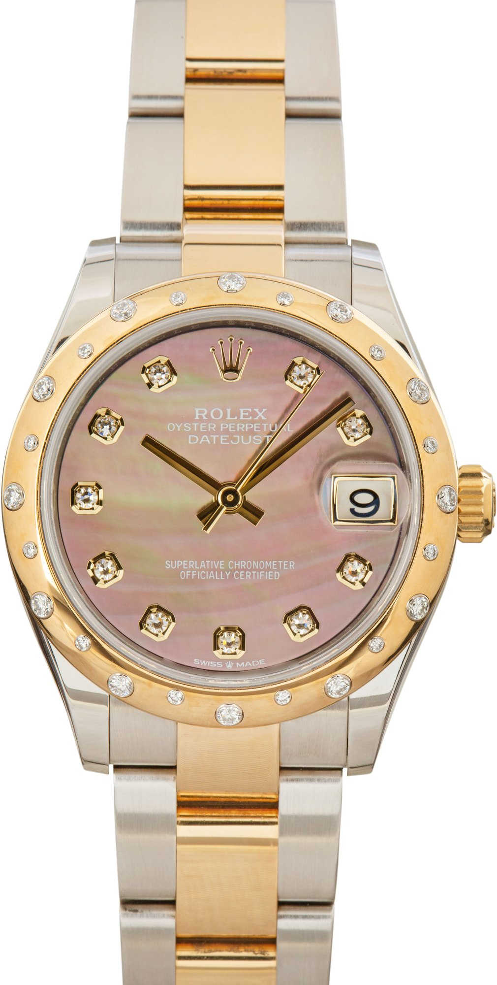 Pre-Owned Rolex Datejust 278343 Stainless Steel & 18k Yellow Gold