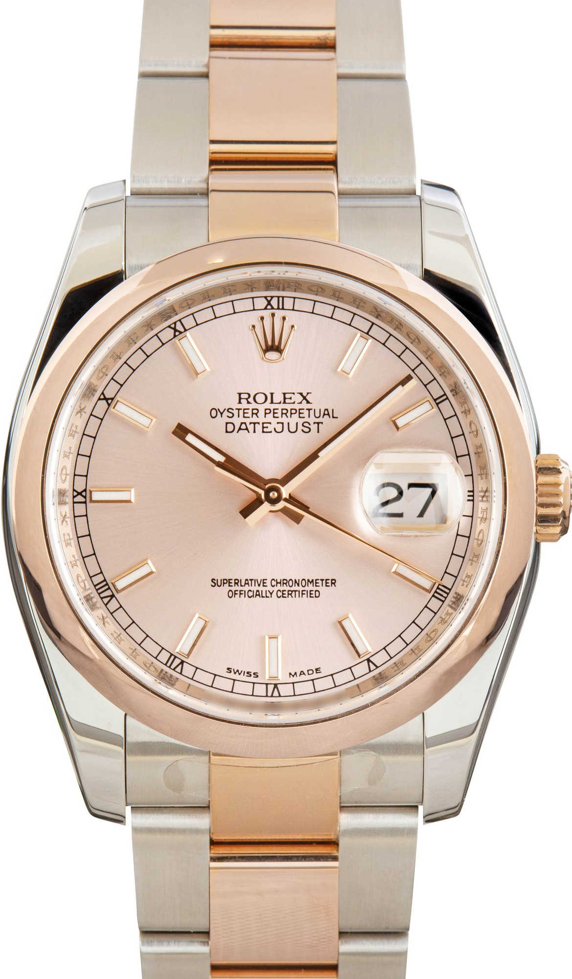 Rolex Datejust 36 Ref 116201 Pink Dial