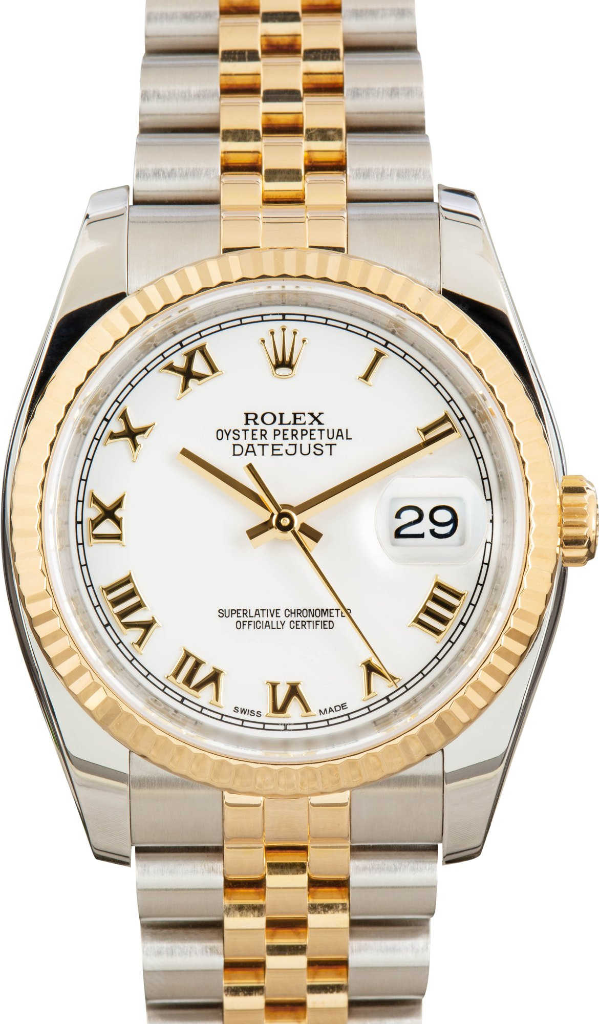 Rolex Datejust 36 116233 White Dial