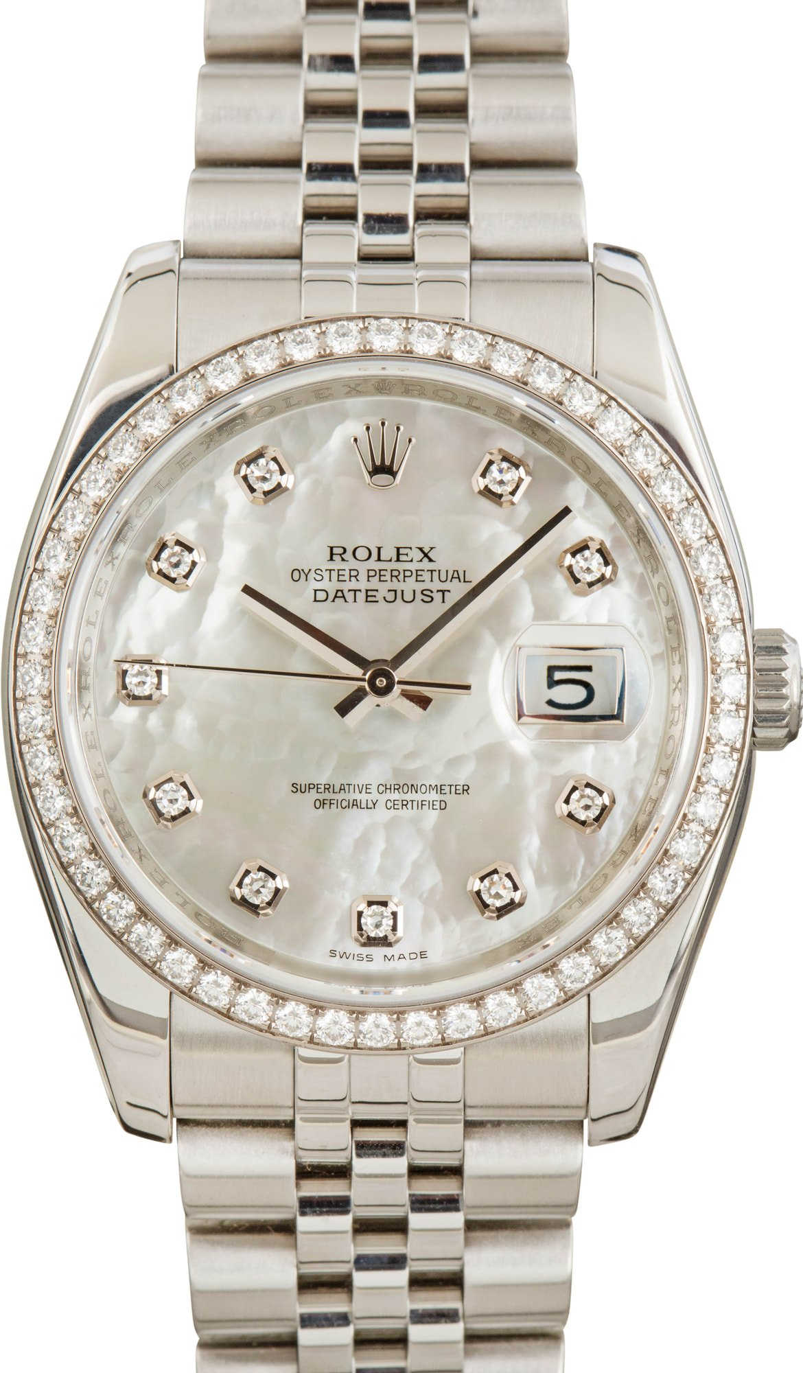 Buy Used Rolex Datejust 36 116244 | Bob's Watches - Sku: 168789