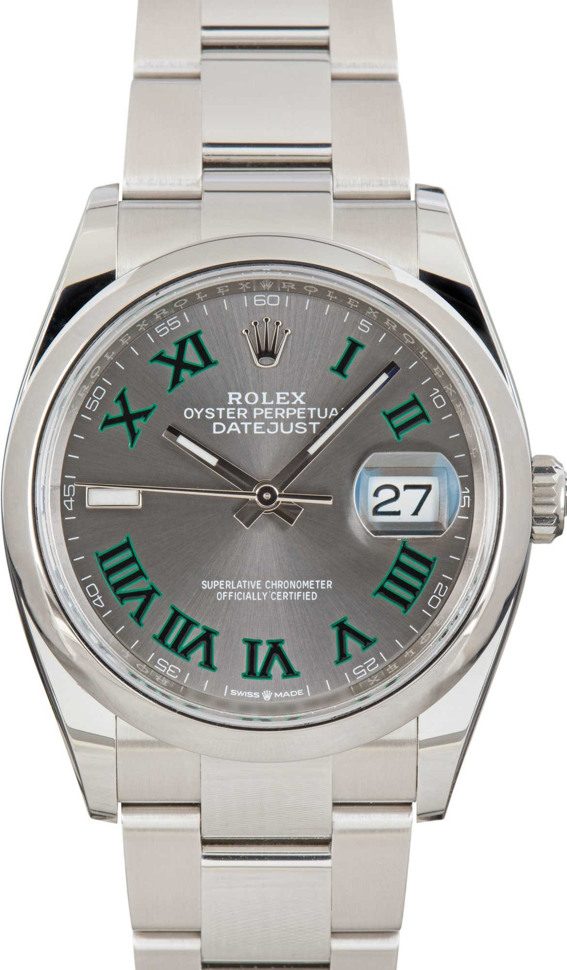 Rolex Datejust 126200 Wimbledon Dial