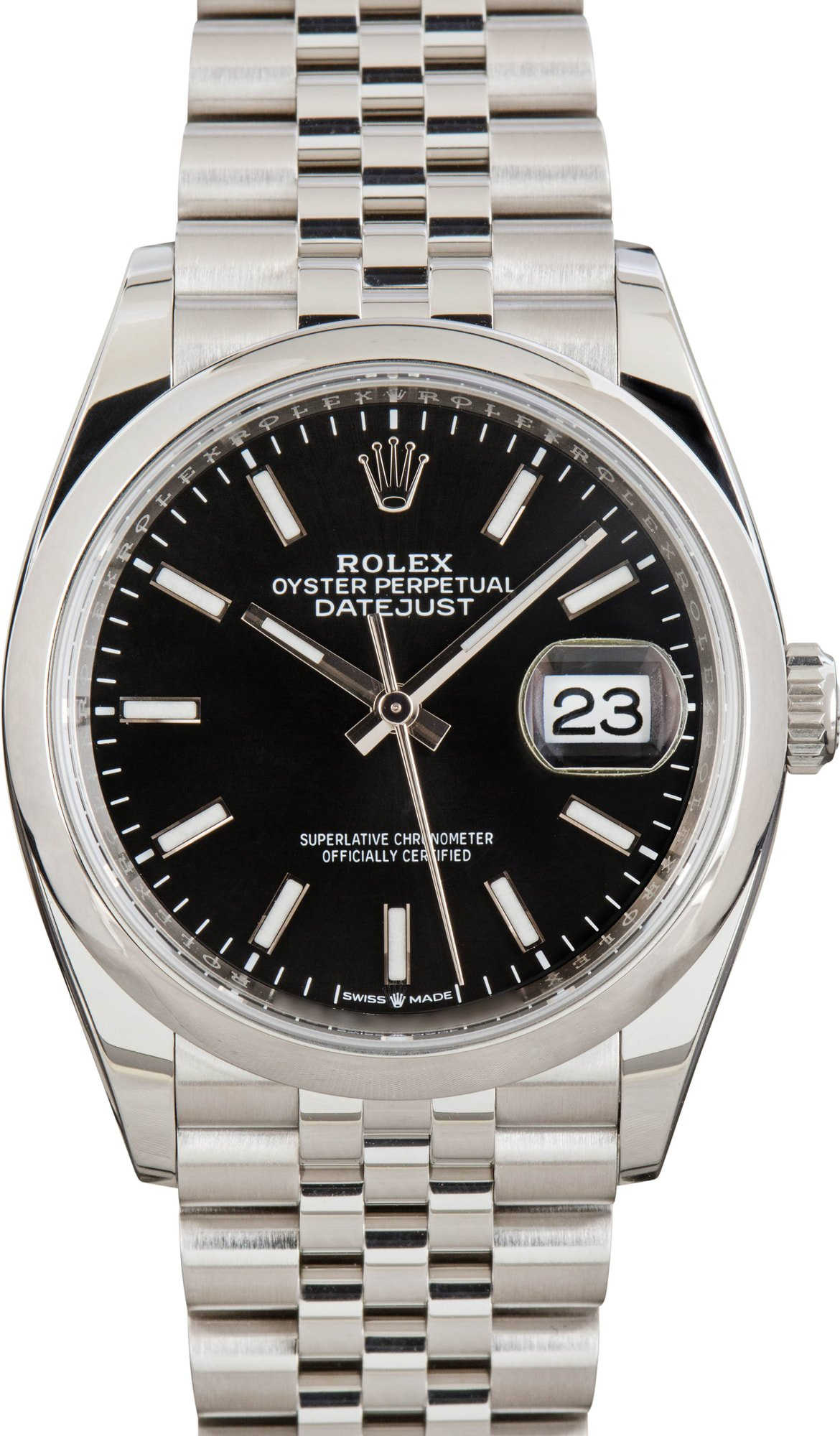 Rolex Datejust 36 Black Dial Ref 126200
