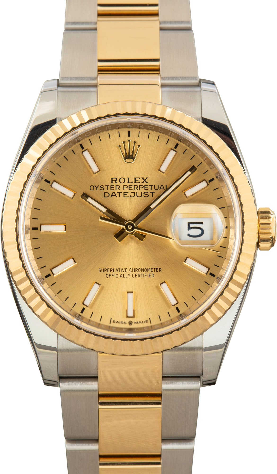 Pre-Owned Rolex Datejust Ref 126233 Champagne Dial