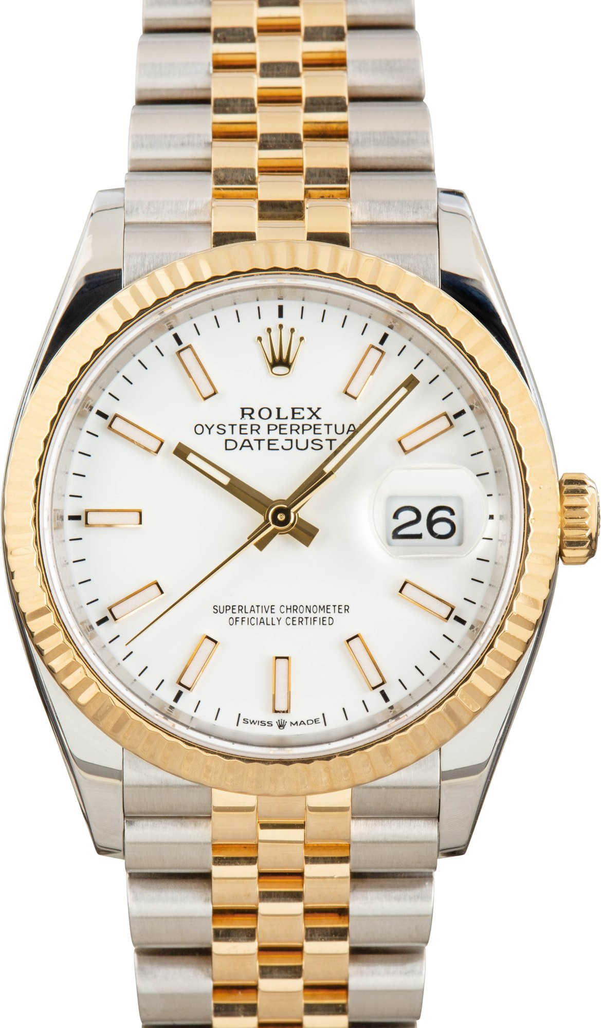Rolex Datejust 36 126233 White Dial