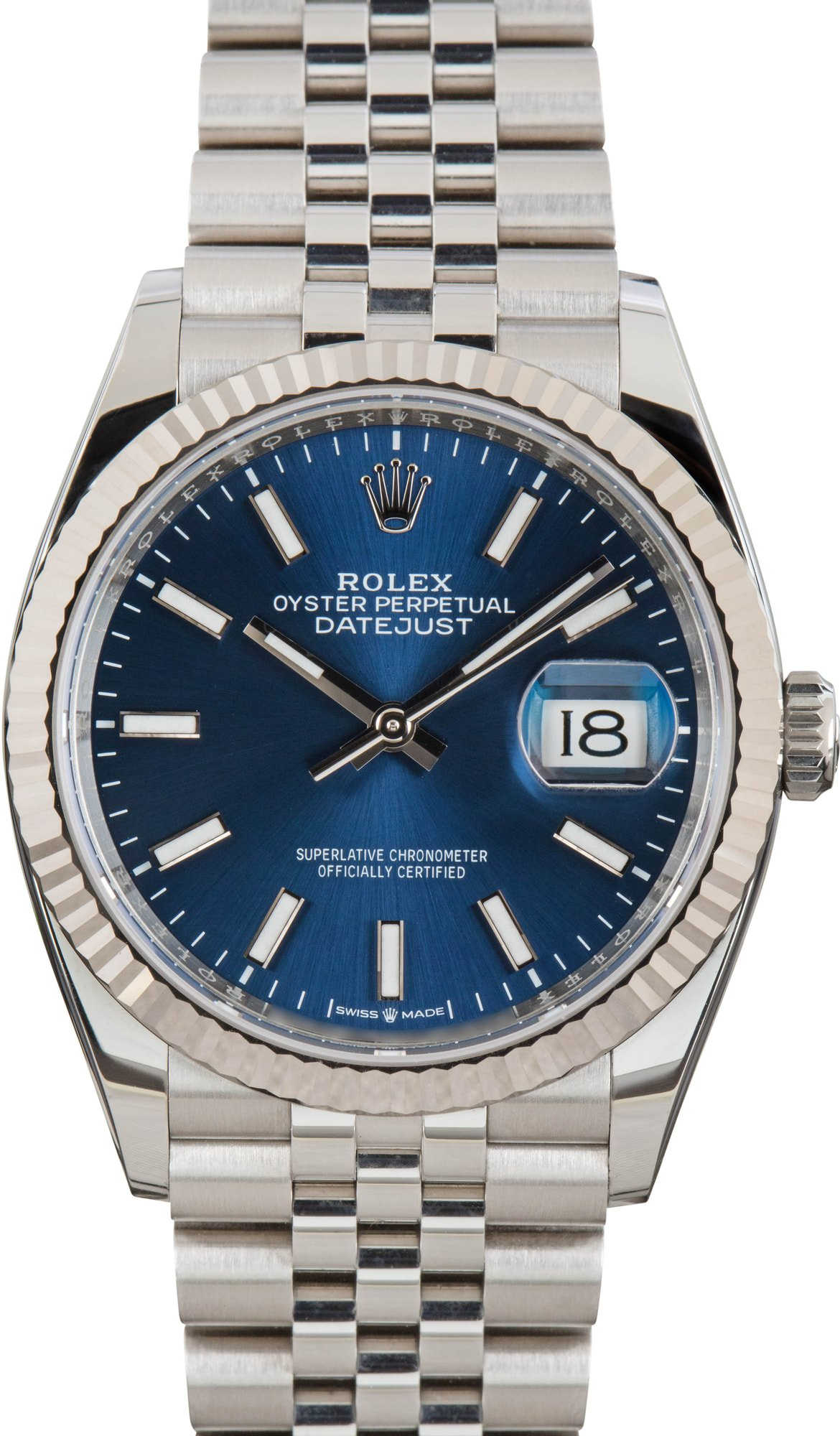 Rolex Datejust ref 126234 Blue Dial