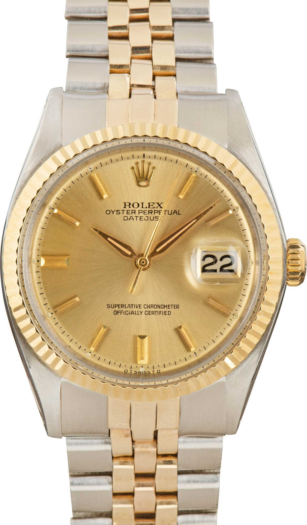 Buy Used Rolex Datejust 36 1600 | Bob's Watches - Sku: 168026