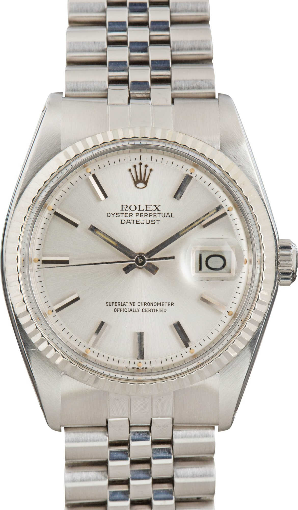 Used Rolex Datejust 1601 Silver Dial