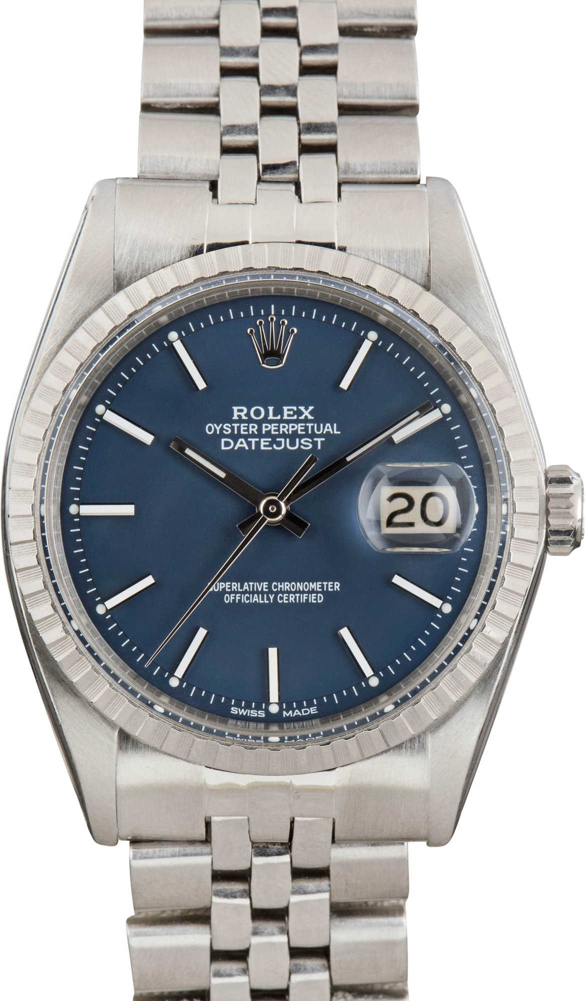 Rolex Datejust 36 Ref 1603 Blue Dial